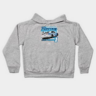 Ross Chastain Charcoal Car Kids Hoodie